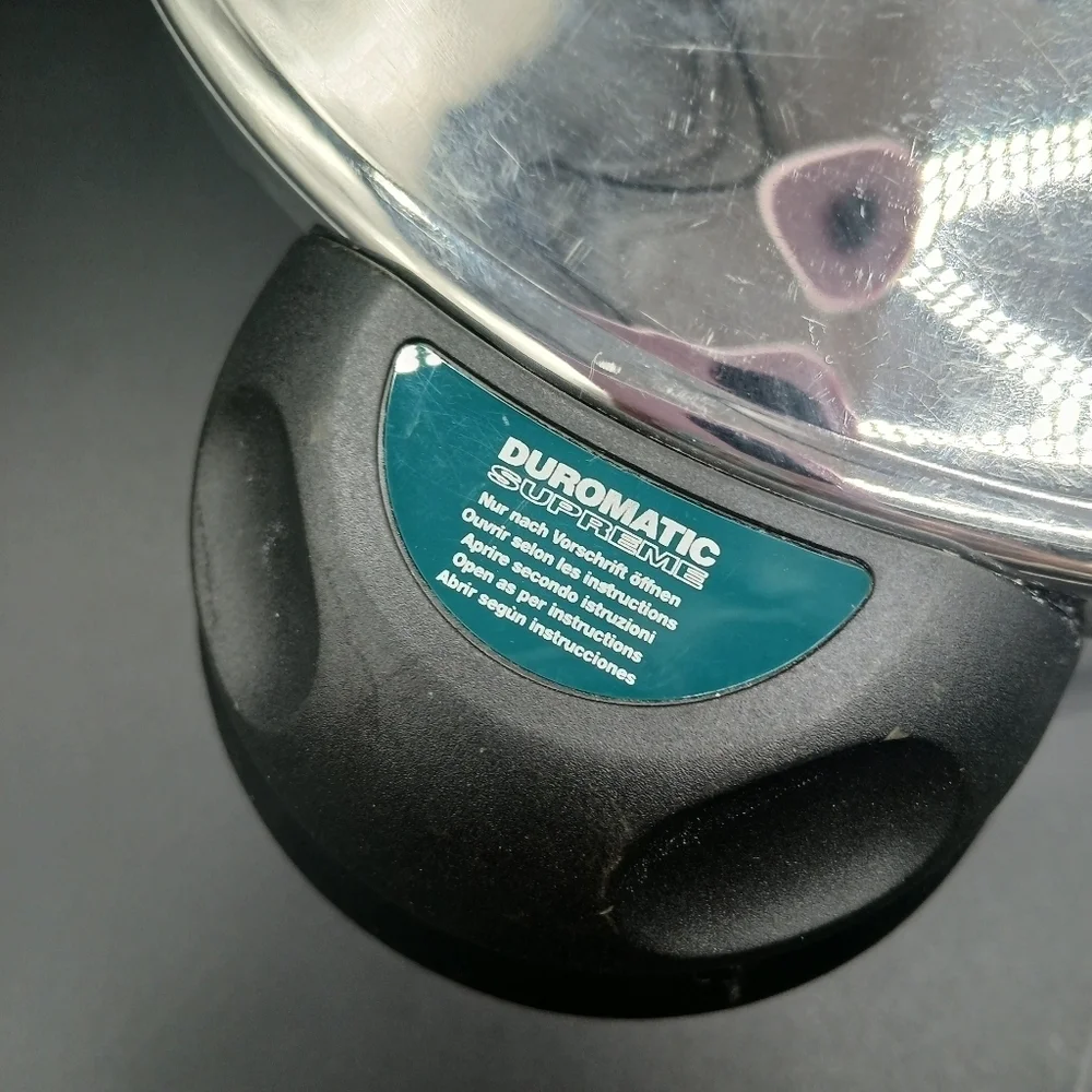 KUHN RIKON Duromatic Supreme Stainless Steel Pressure Cooker with Side Grip 4L‌